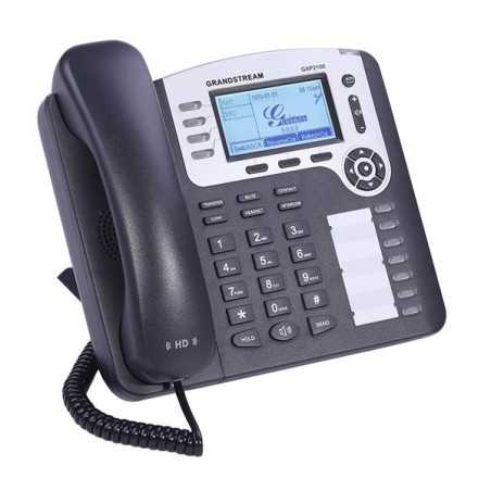 Grandstream GXP2100 HD IP-Telefon - 4 SIP-Leitungen - PoE