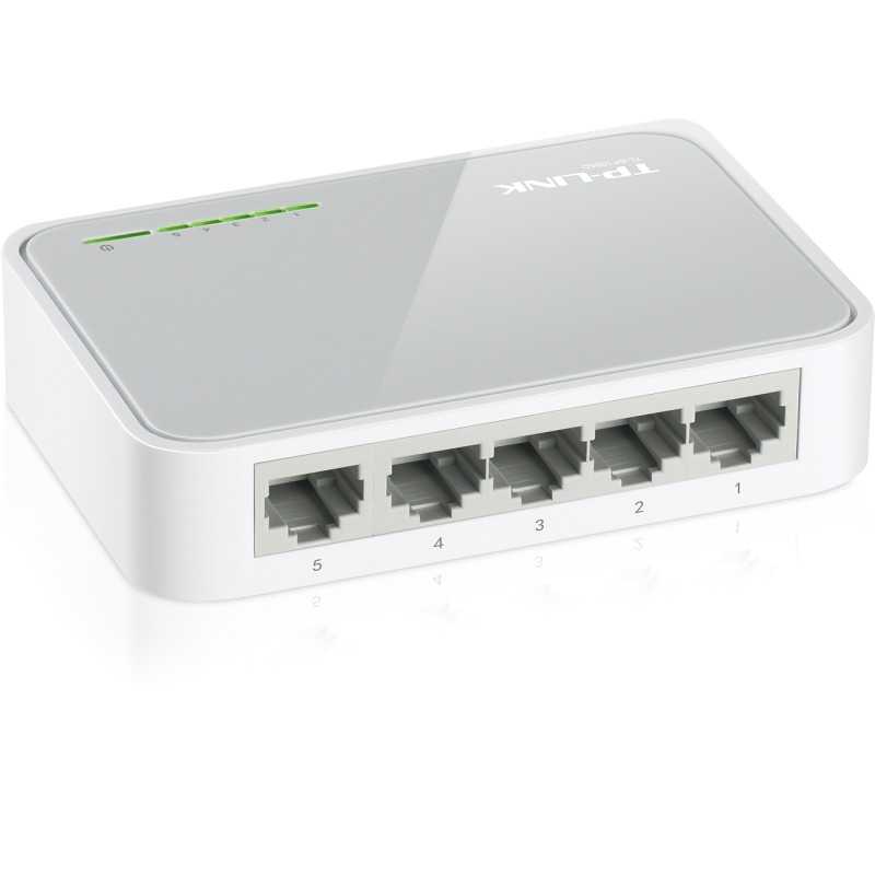 Conmutador 5 puertos 10/100M TL-SF1005D Tp-link Conmutador 5 puertos 10/100M TL-SF1005D Tp-link