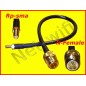 Pigtail N-Hembra: conector Rp-sma