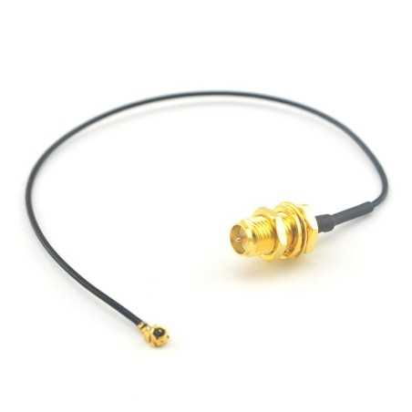 Cable pigtail U.FL - RP-SMA Jack para antenas wifi 2.4/5 GHz