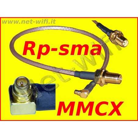 MMCX / Rp-SMA-Buchsen-Pigtails