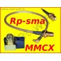 Pigtail MMCX / Rp-sma jack