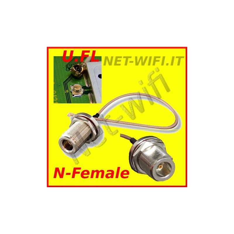Pigtail connettori UFL / N-Female