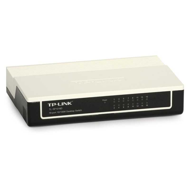 Conmutador 10/100M 16 puertos TL-SF1016D Tp-Link Conmutador 10/100M 16 puertos TL-SF1016D Tp-Link