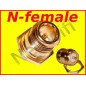 N-female panel mount connector 