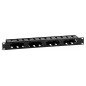 Panel de gestión de cables horizontal de 1U para rack de 19" Panel de gestión de cables horizontal de 1U para rack de 19"
