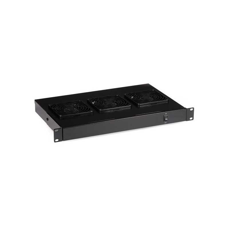 Group 3 fans 1U for rack cabinet 19"