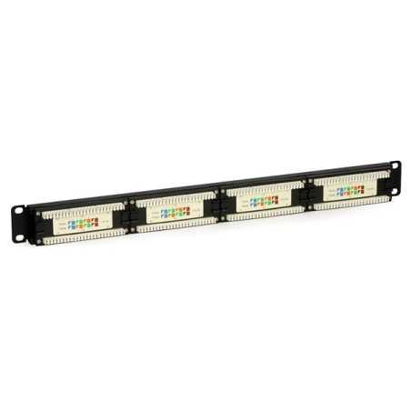 Patch Panel 1U 24 Puertos Cat.5e RJ45