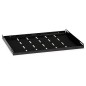 Mensola 4 punti di fissaggio per armadio Rack 19" 600mm