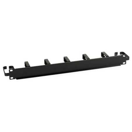 Panel pasacables horizontal 7 anillos 1U para rack 19"