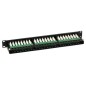 Patch Panel 1U 48 Ports Cat.6 RJ45 + cable clamp Patch Panel 1U 48 Ports Cat.6 RJ45 + cable clamp