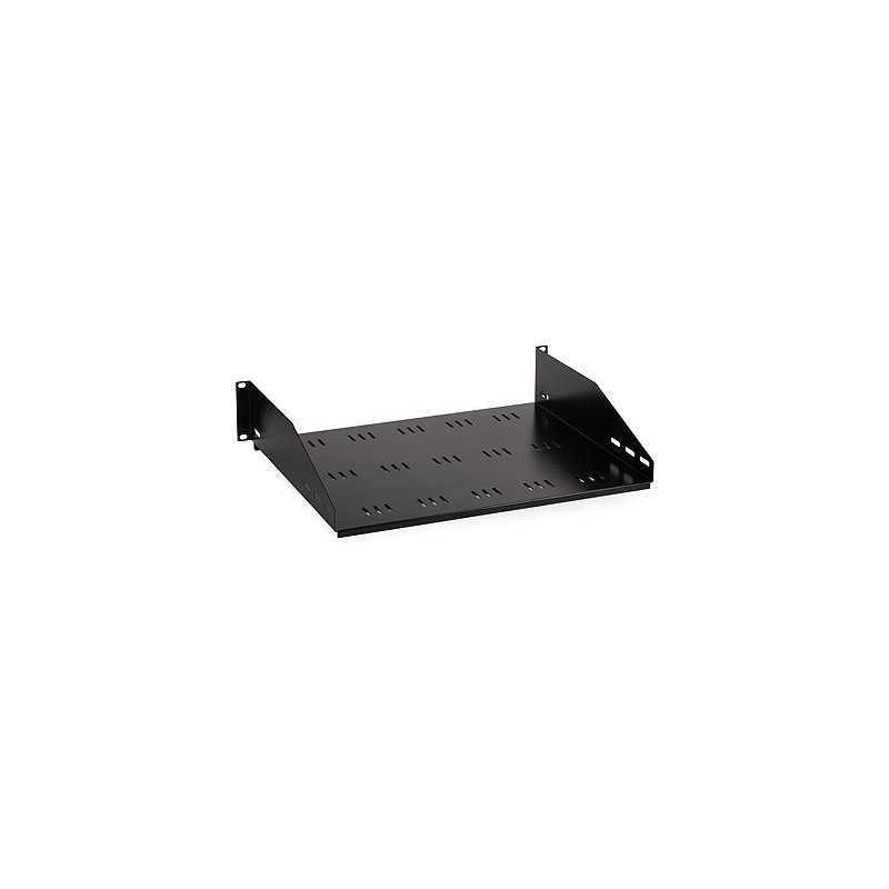 Intellinet Mensola Per Armadio Rack 10" 1HE – Grigio, Profondità 185mm, Portata 15kg – Fondo Lamiera