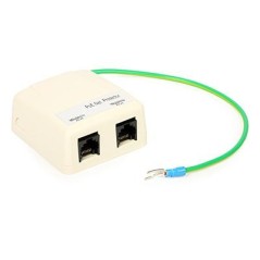 Protettore linee PoE da sovratensioni rete ethernet RJ45