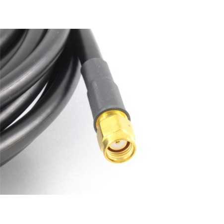 Câble rallonge antenne WiFi SLL240 / RF240 RP-SMA mâle → N mâle