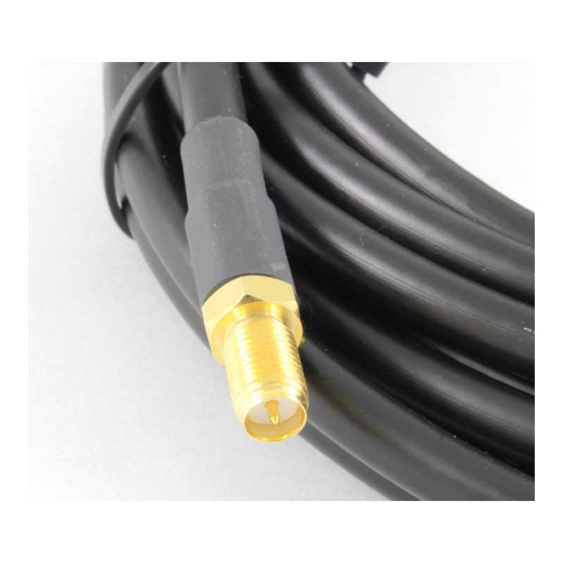Cavo Prolunga Coassiale Per Antenna TV 5m – RF Maschio A RF Femmina, Segnale Stabile 75 Ohm - 2