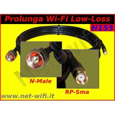 Prolunga H155 RP-SMA : N-male