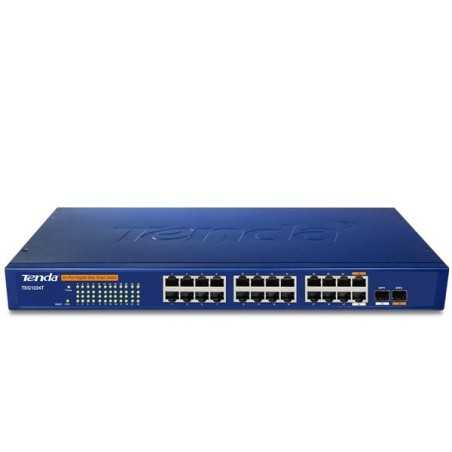 TEG1224T switch 24 ports 10/100/1000 + 2 SFP Gigabit Tenda