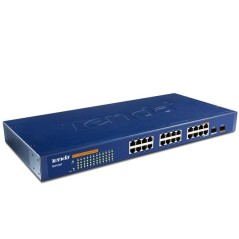 Switch TEG1224T 24 puertos 10/100/1000 + 2 SFP Gigabit Tenda