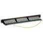 Patch Panel 1U 24 Puertos Cat.5e FTP RJ45