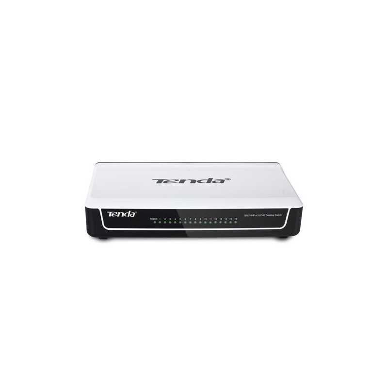 Commutateur 16 ports LAN 10/100 Mbps S16 Tenda