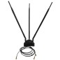 Magnetic Base + 3 Antennas Wi-Fi 9dBi + 3 cables 2m rp-sma plug Magnetic Base + 3 Antennas Wi-Fi 9dBi + 3 cables 2m rp-sma plug