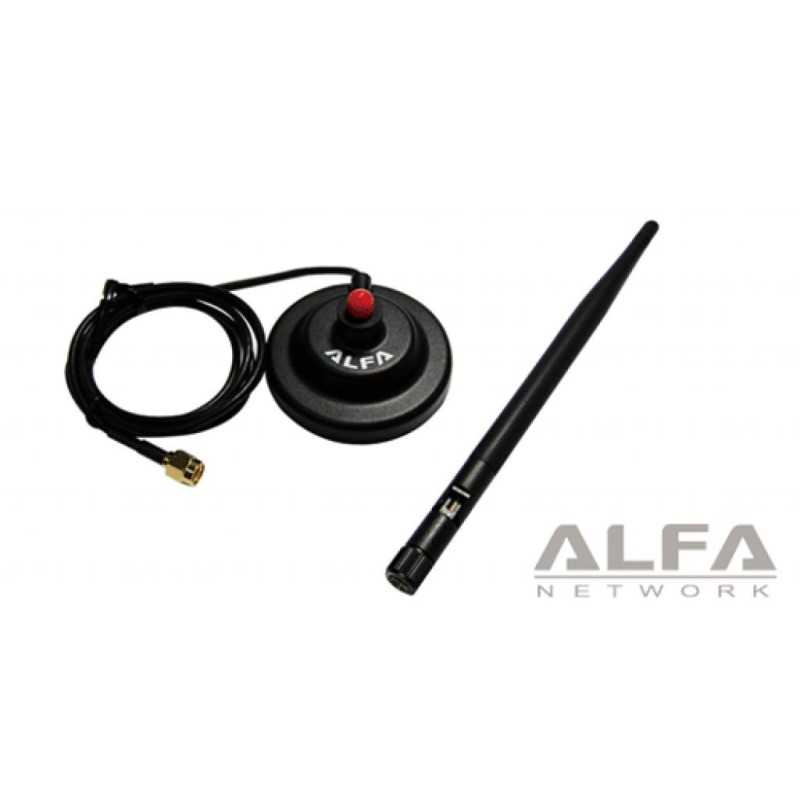 Omnidirectional Antenna 5dBi + magnetic base ARS-H002 alfa network