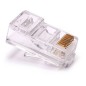 100 conectores RJ45 para cable de red tipo sólido UTP