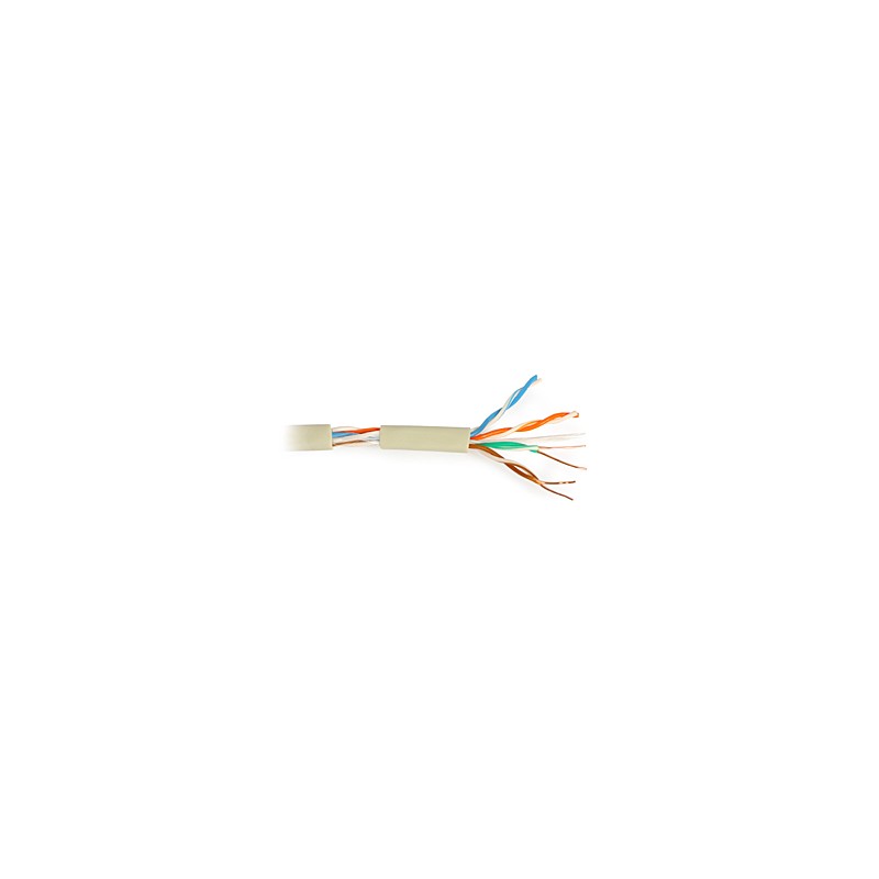 Cable de Red UTP, PVC, Cat. 5e Gris Sólido (Interior) Cable de Red UTP, PVC, Cat. 5e Gris Sólido (Interior)