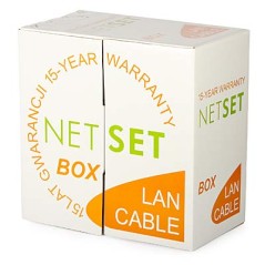 Network cable UTP, PVC, Cat. 5e Solid Grey (Indoor)