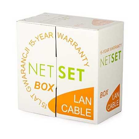 Network cable UTP, PVC, Cat. 5e Solid Grey (Indoor)