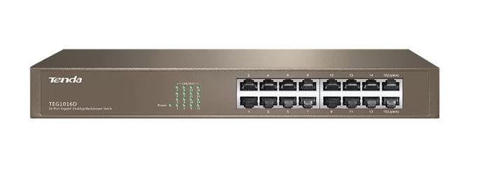 Conmutador Gigabit de 16 puertos Tenda TEG1016D