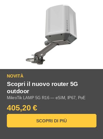 Mikrotik LAMP 5G R16 router